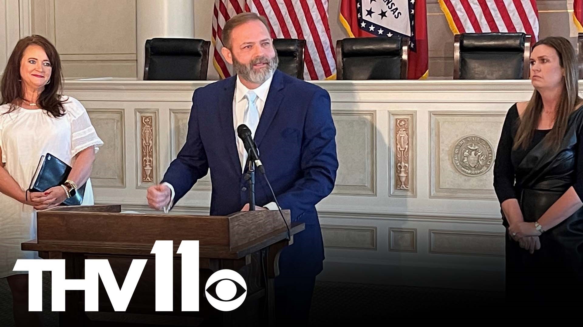 Gov. Sarah Sanders announced that Cody Hiland will serve as the newest member of the Arkansas Supreme Court following the passing of Judge Robin Wynne.