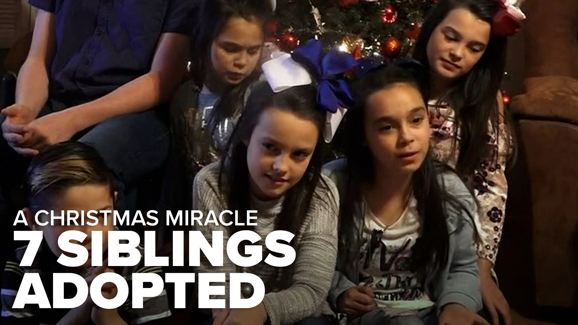 In 2018, 7 siblings were adopted by an Arkansas couple right around Christmas. We spoke to them for the holidays and several months later.