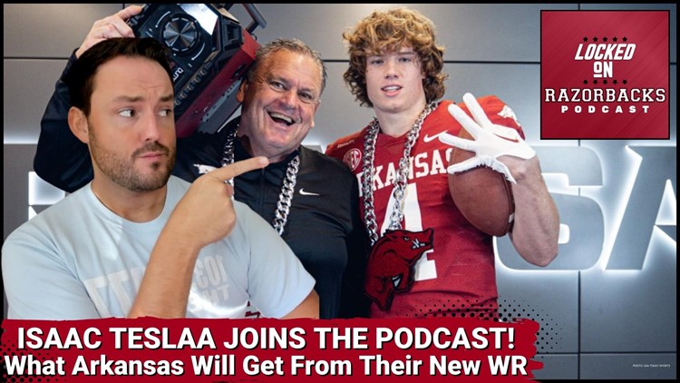 New Arkansas WR Isaac TeSlaa knows he can big time player | Locked On Razorbacks