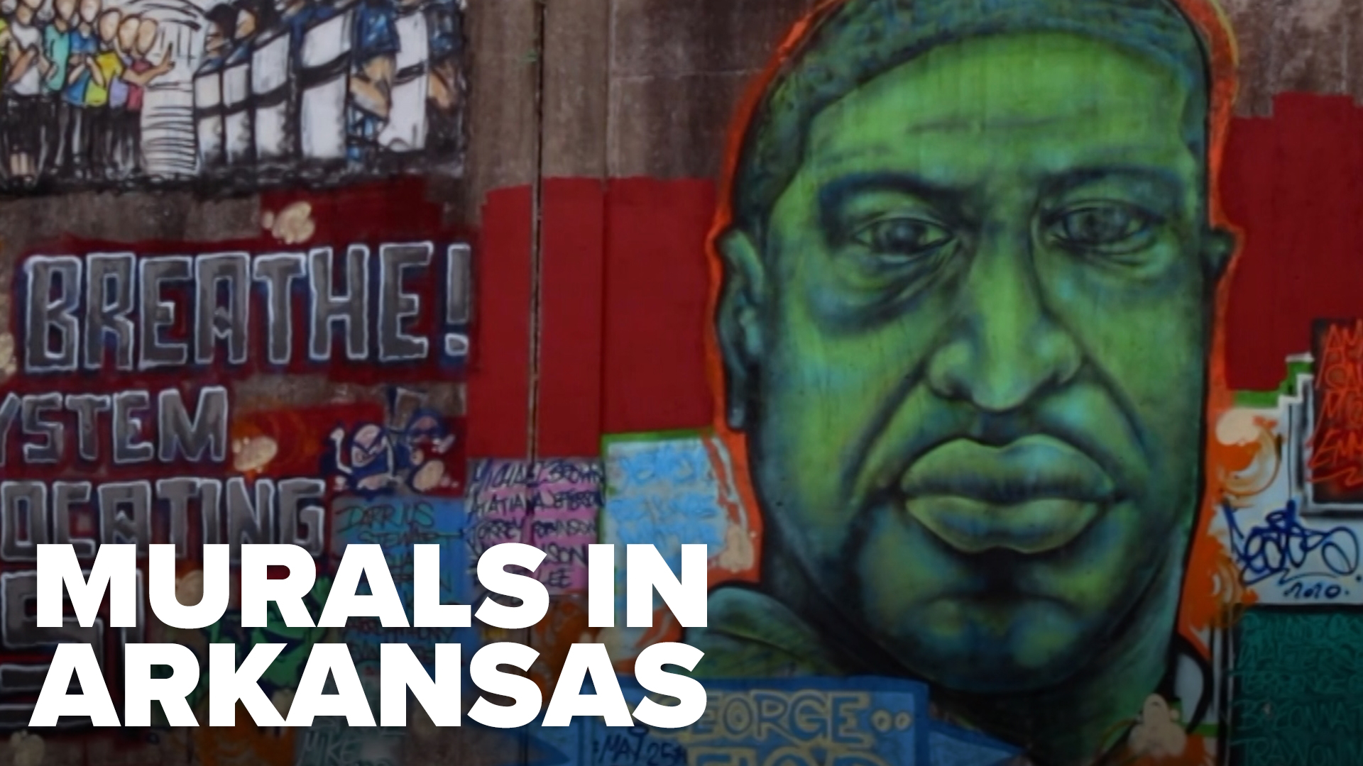 In 2019 and 2020, Craig O'Neill went around Arkansas to look at all the beautiful murals that have popped up towns big and small.