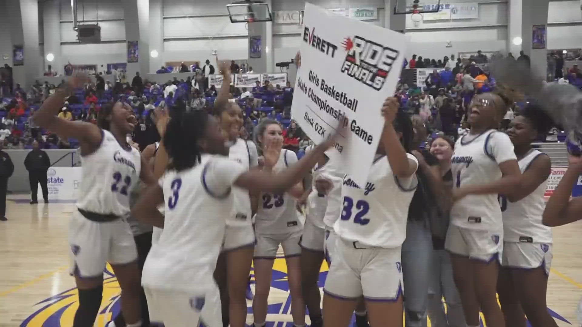 The Wampus Cats will hope to win back-to-back state titles in Hot Springs. They'll take on LR Central for the title.