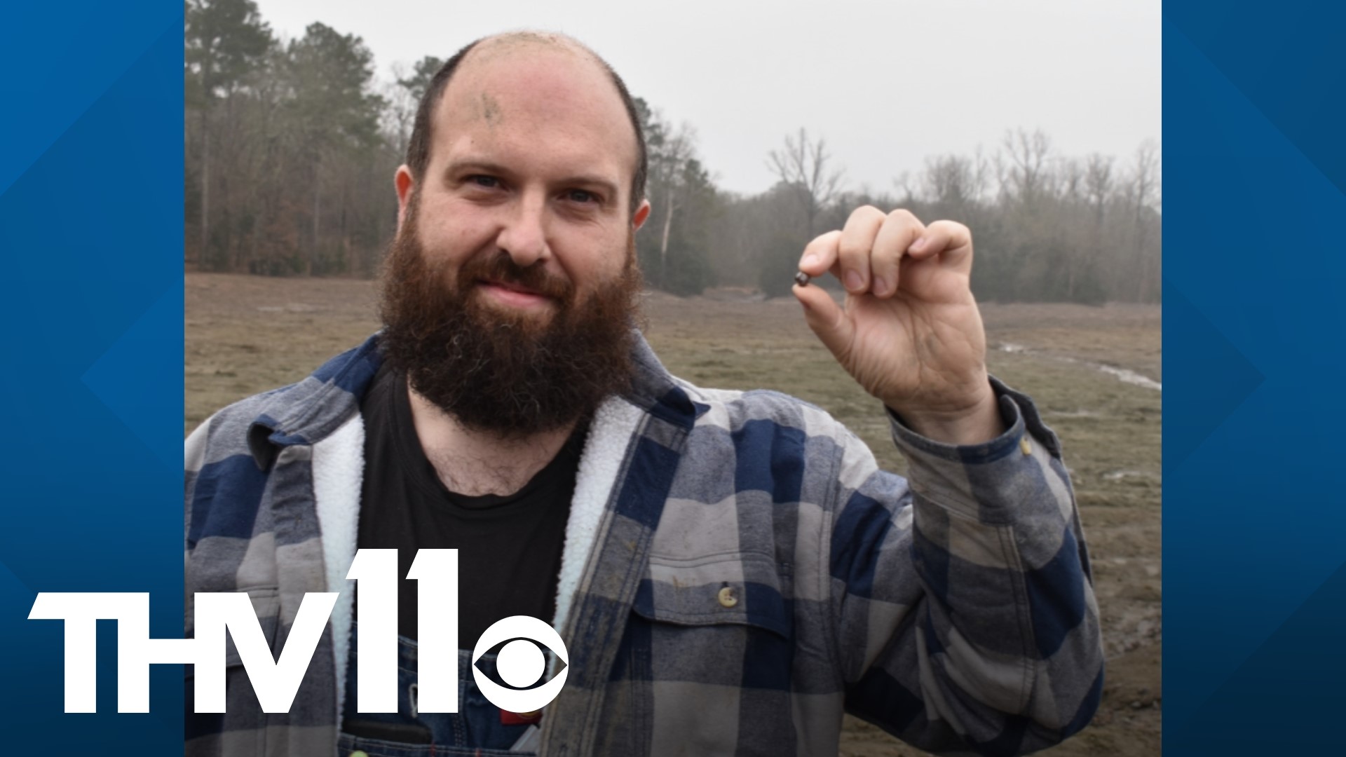 Julien Navas of Paris, France, discovered a 7.46-carat diamond during his first-ever visit to Arkansas’s Crater of Diamonds State Park on Thursday, January 11.