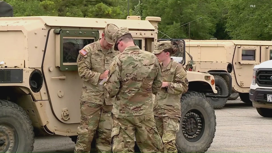130 Arkansas National Guard troops deploy from Bentonville to the Middle East