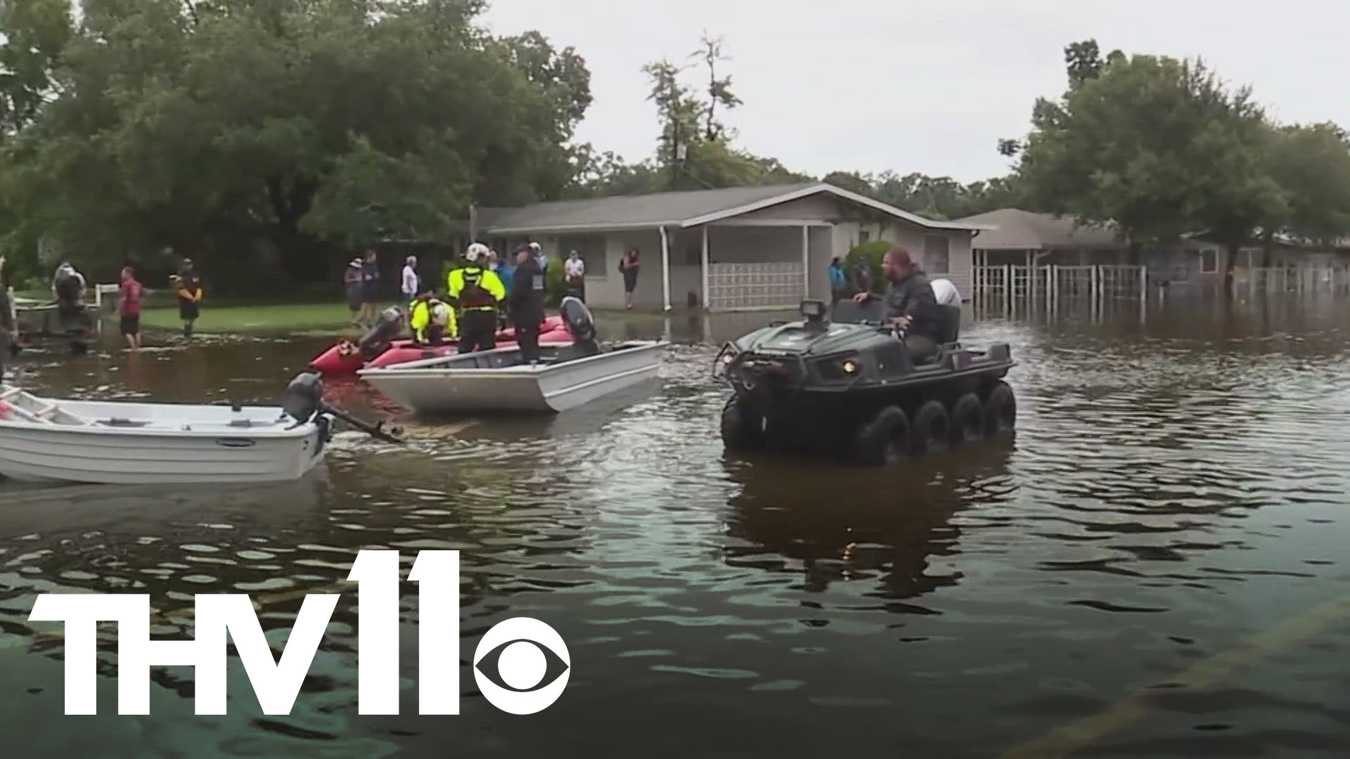 The record-setting rain has taken lives and prompted numerous rescues. Now, some Arkansans are stepping in to help with the relief.