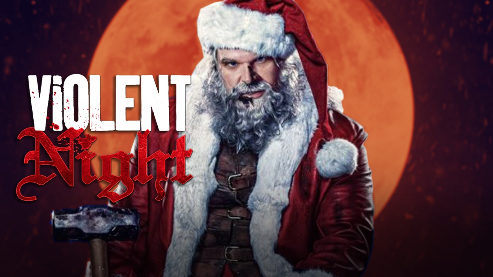 Violent Night, starring David Harbour, transforms Santa Claus into a Die Hard hero who saves the day which is more sentimental thank you think.
