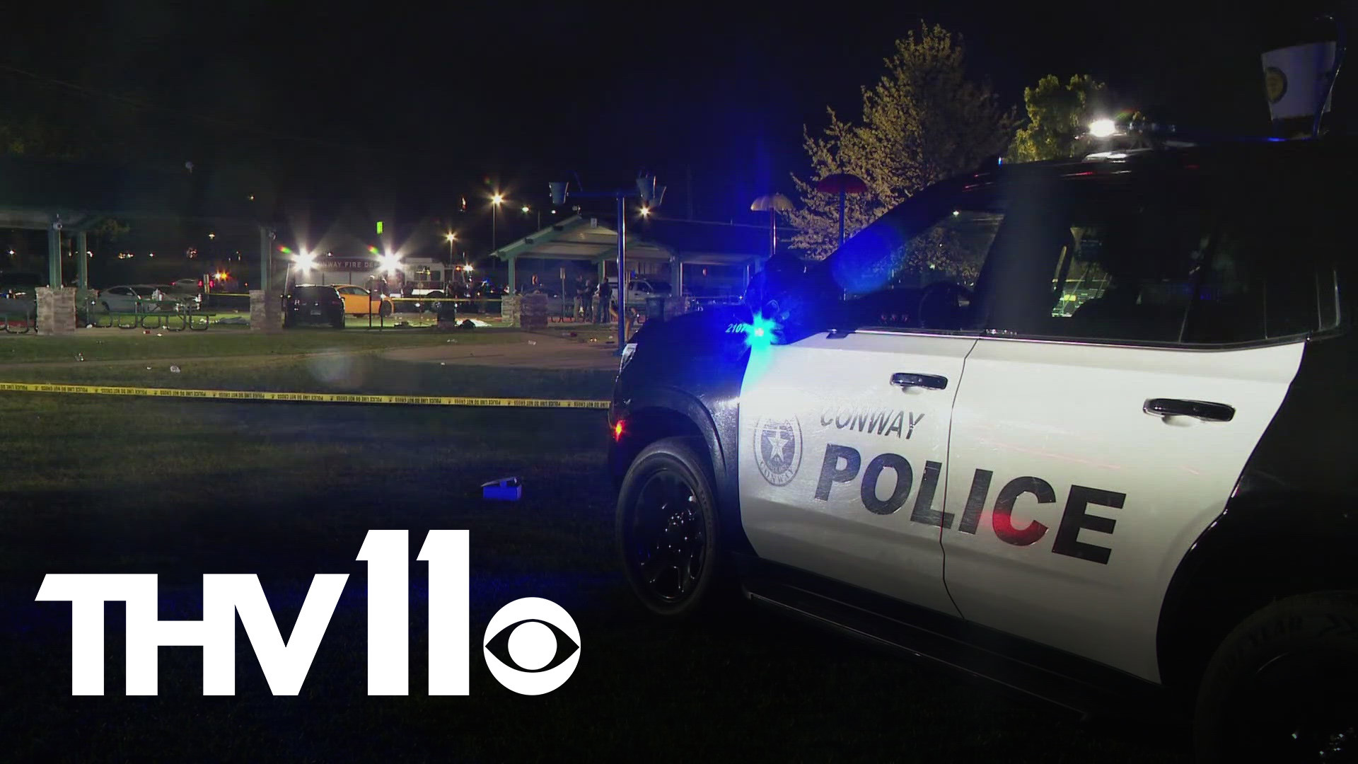 A shooting at a neighborhood park in Conway left two dead and nine injured after a party.