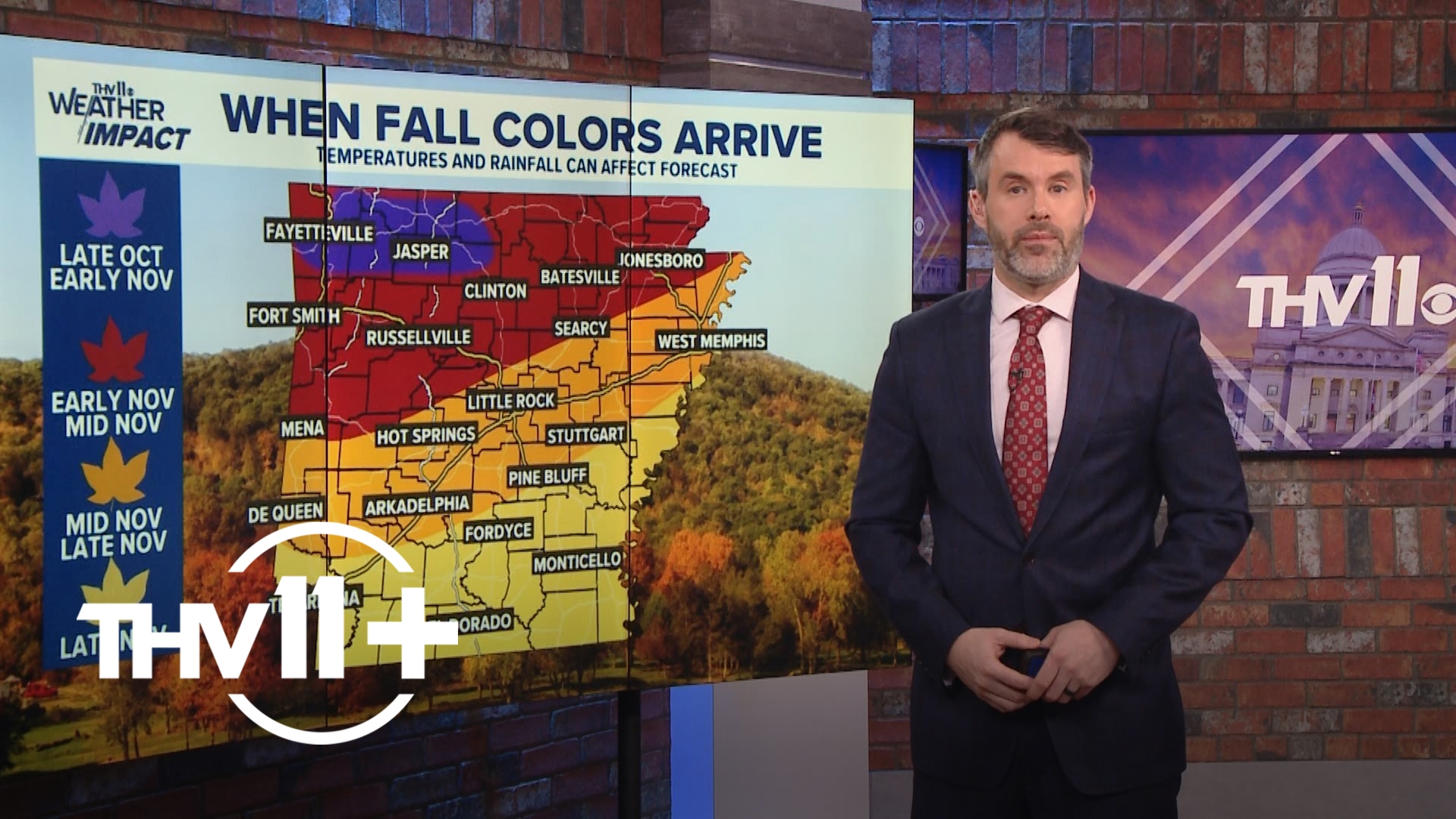 In Arkansas, we have had a very dry last few months. This has last many wondering how that will impact fall colors. Meteorologist Nathan Scott gives us the answer.