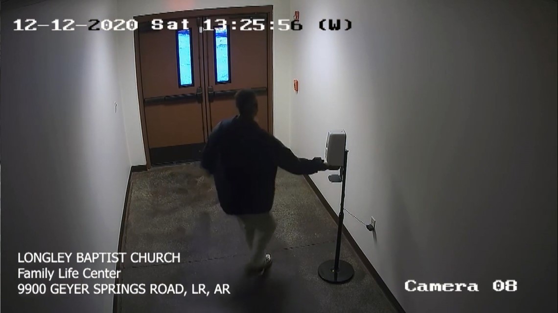 Arkansas church intruder spooked by alarm system sanitizes hands - Vimarsana News