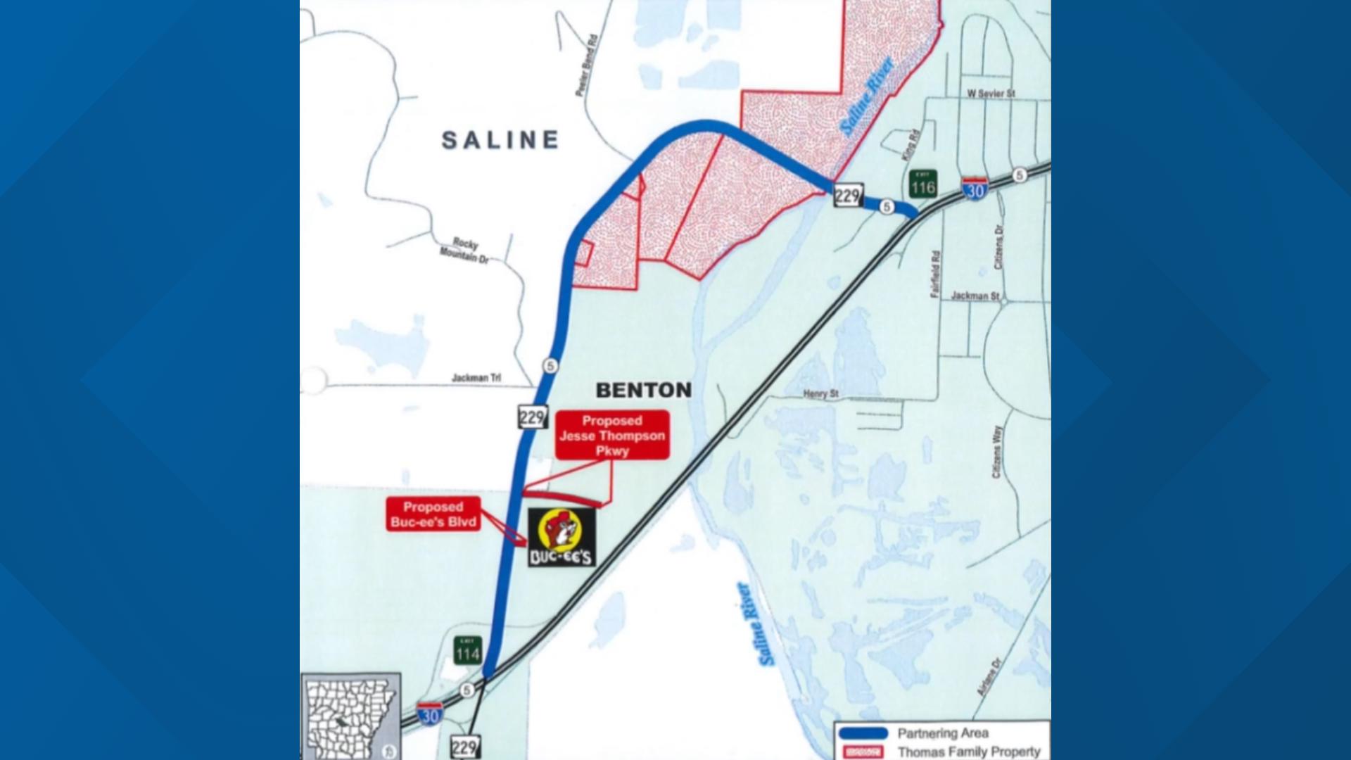 Officials discuss traffic flow around new Bucee's in Arkansas