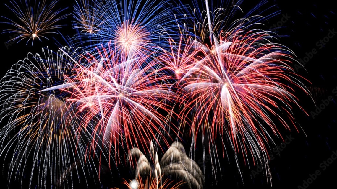 Where you can watch fireworks displays in central Iowa