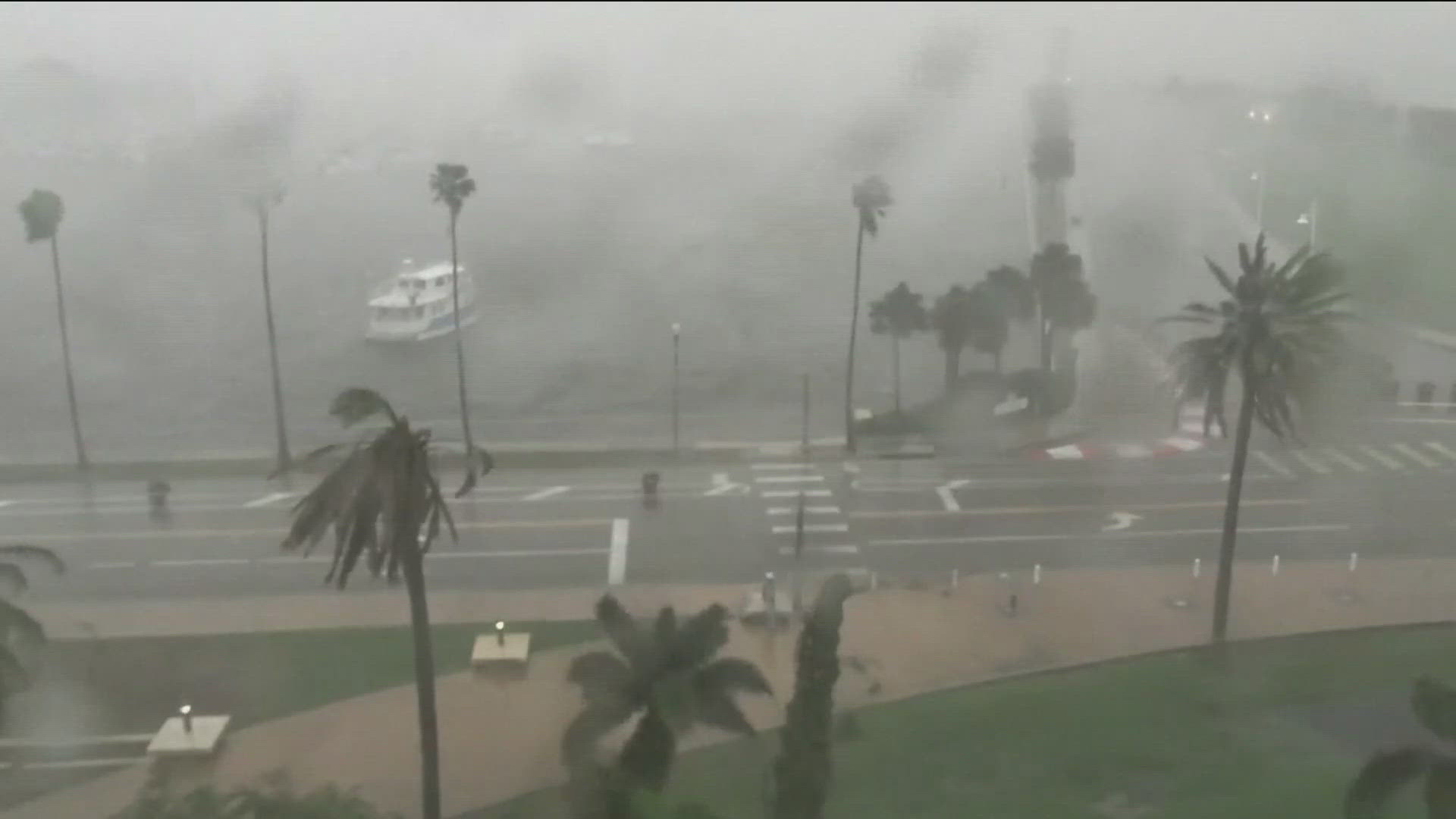Live camera Hurricane Milton heads out to sea