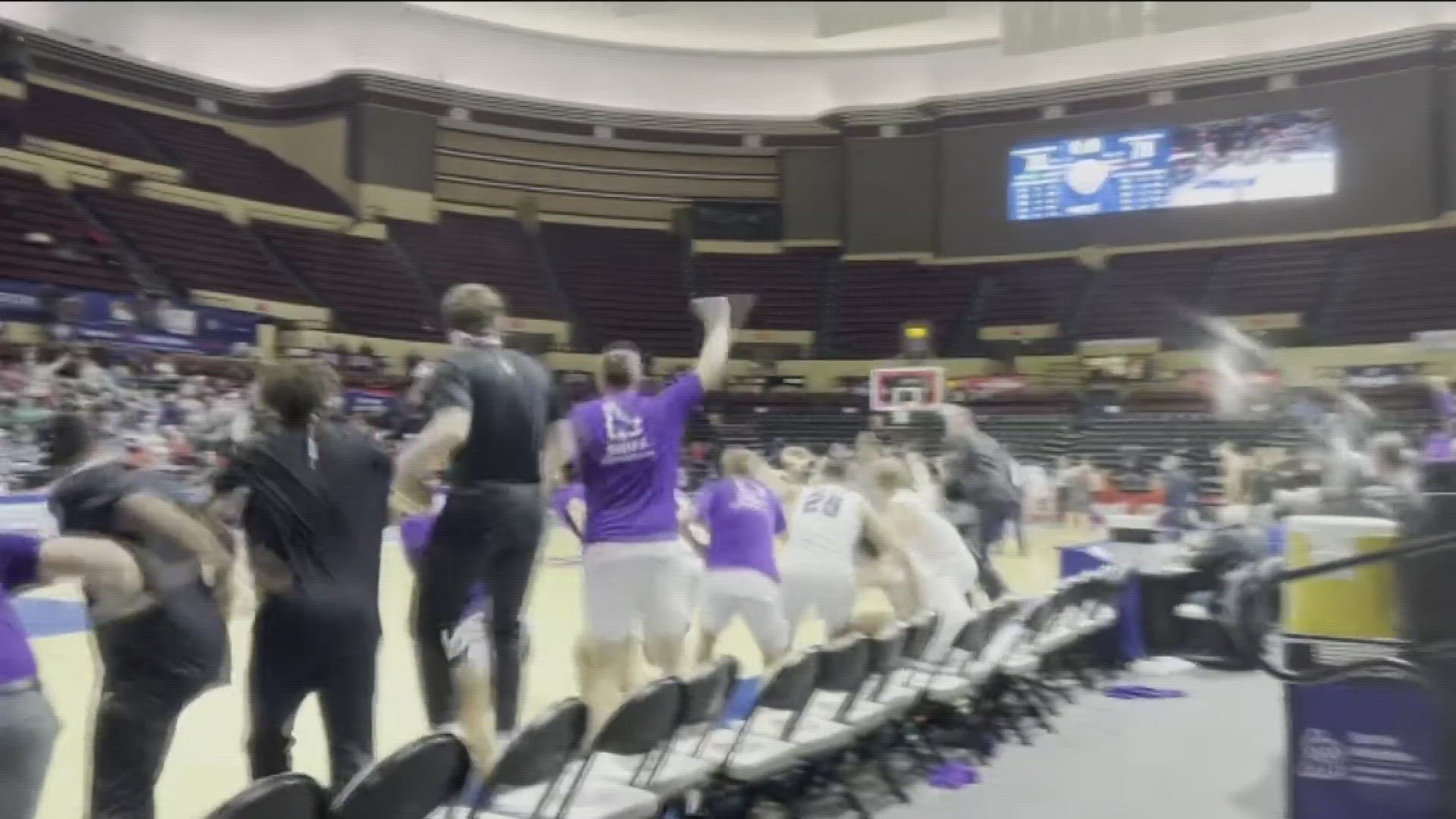 Since mid-January, the College of Idaho men's basketball team has been tabbed as the best in the land. The Yotes made it official Saturday night.