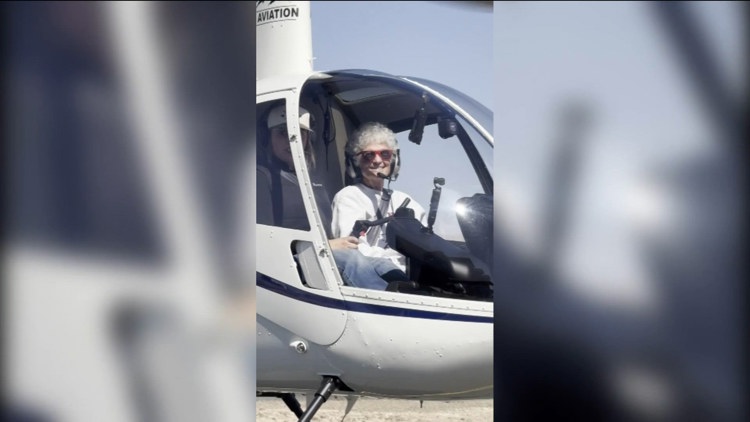 82-year-old Idaho woman with cancer fulfills lifelong dream of flying in a helicopter