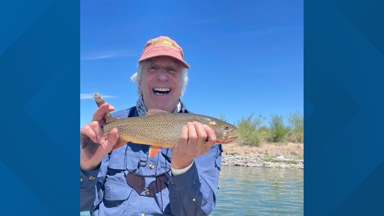 'Happy Days', 'Parks and Rec' actor Henry Winkler enjoys a weekend of fishing in Idaho