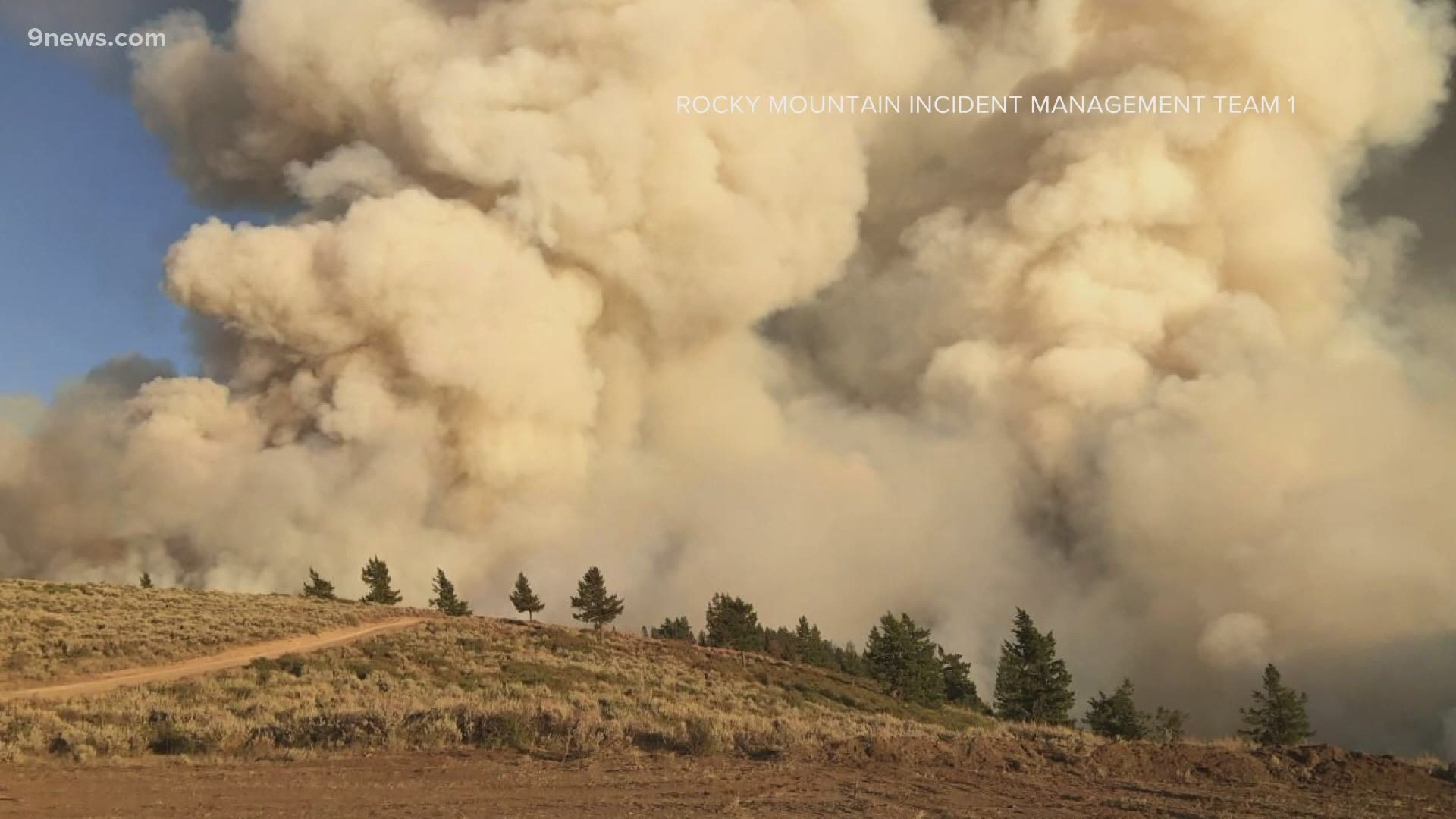 The Pine Gulch Fire, burning 18 miles north of Grand Junction, is now the second-largest wildfire in Colorado history.