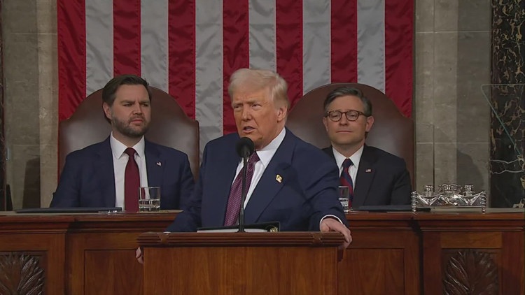 Trump repeats rallying cry about Aurora in first congressional address of 2nd term