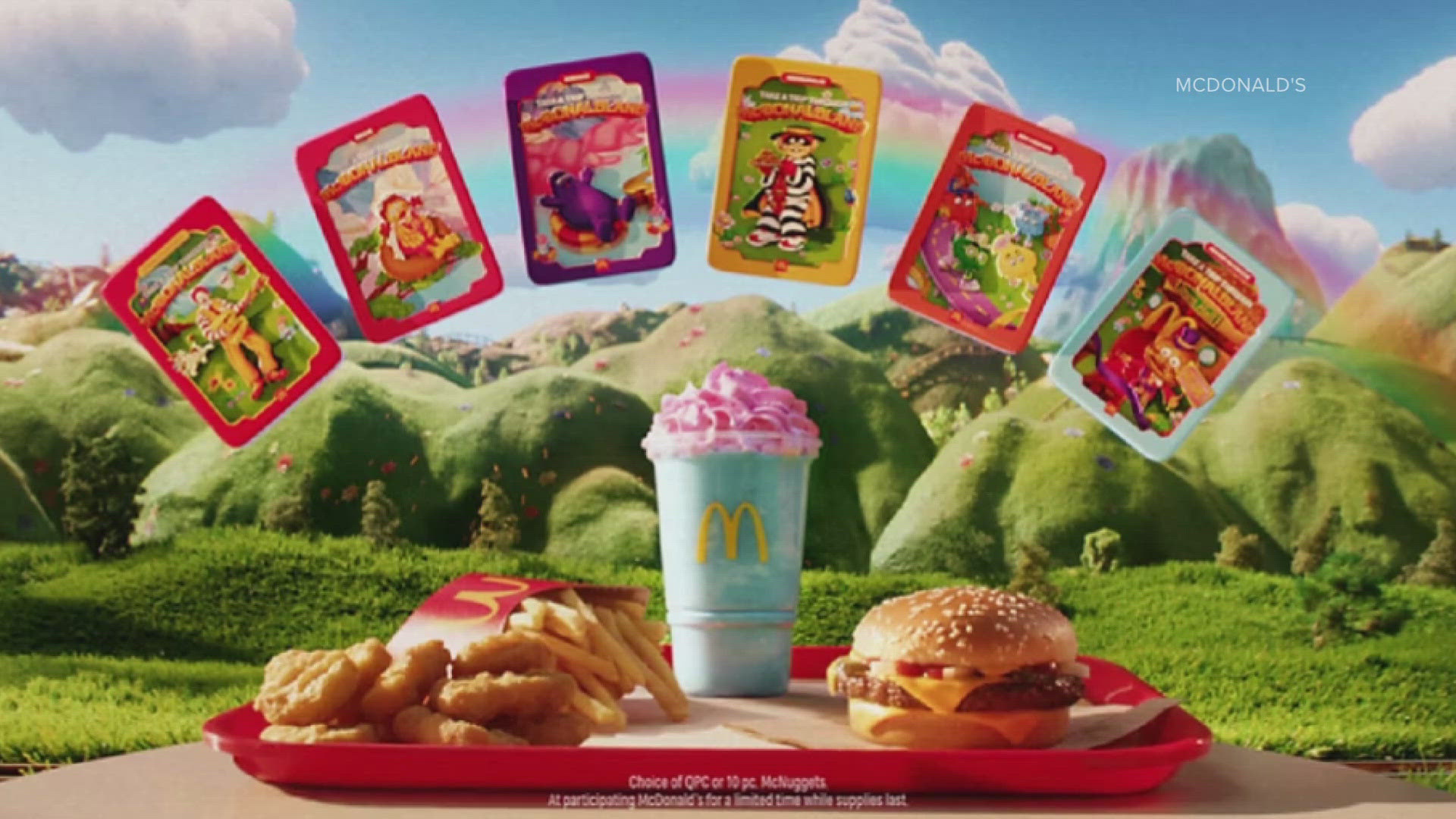 The McDonaldland meal will be at participating McDonald’s restaurants starting on Tuesday, Aug. 12, for a limited time.