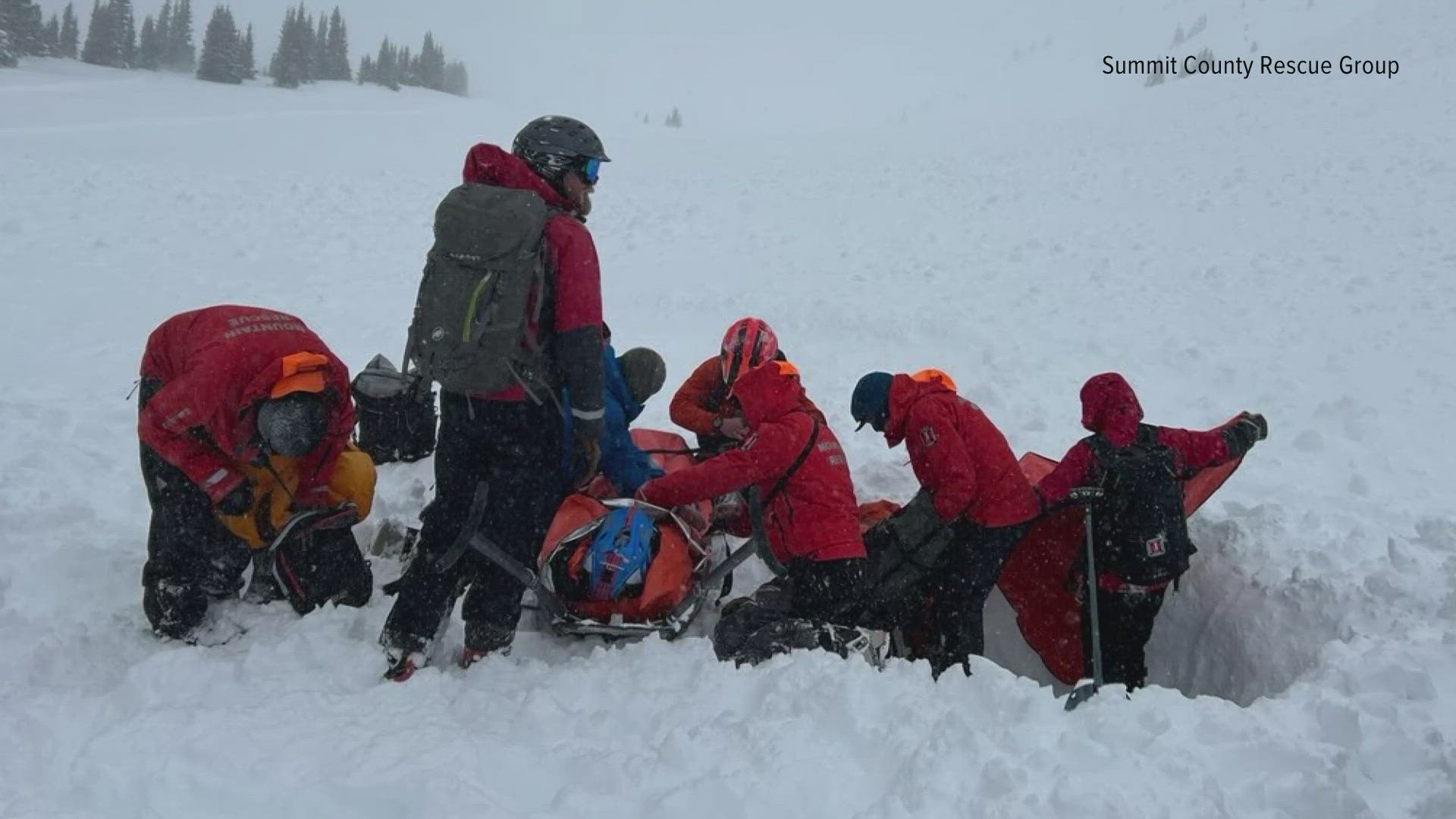 Colorado snowmobiler rescued after being buried in avalanche on Monday ...