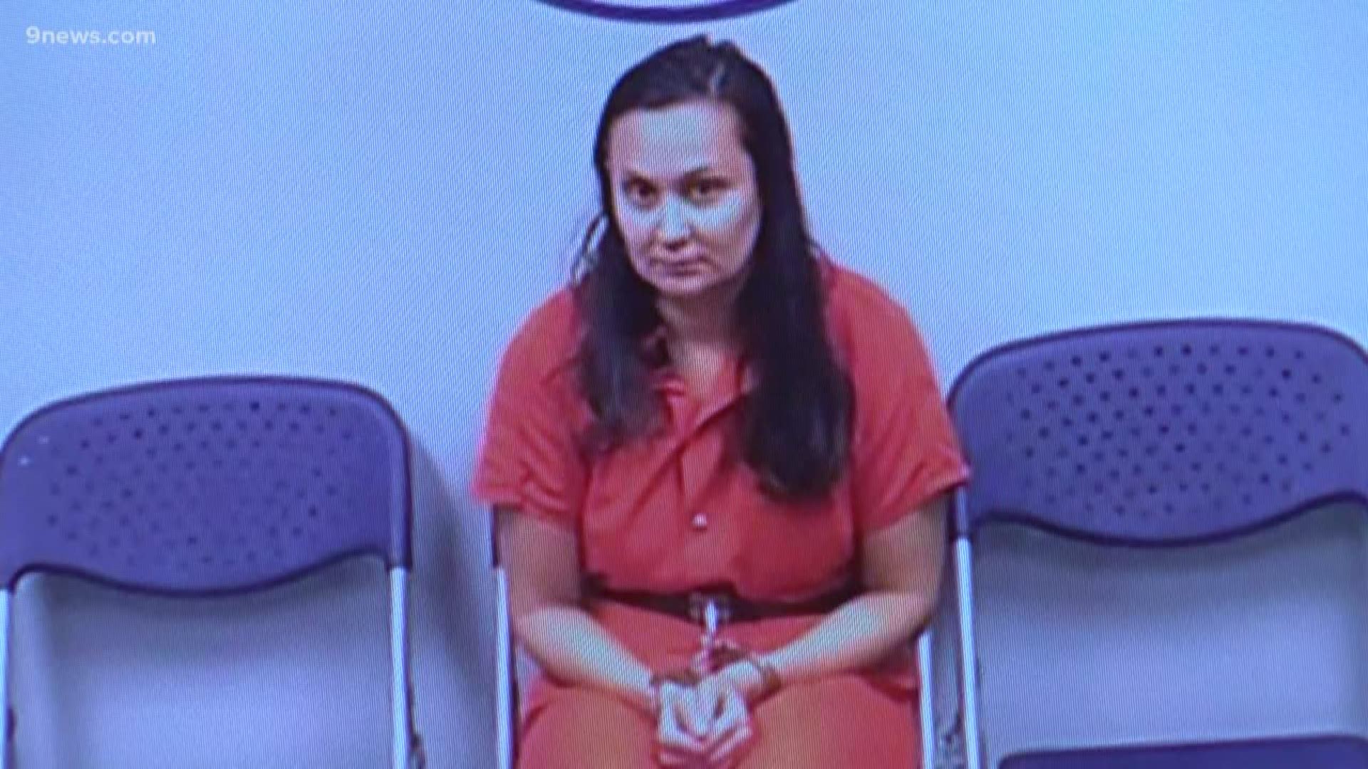 She appeared in court Tuesday morning in South Carolina, a day after she was arrested in connection with the death of Gannon Stauch, who remains missing.