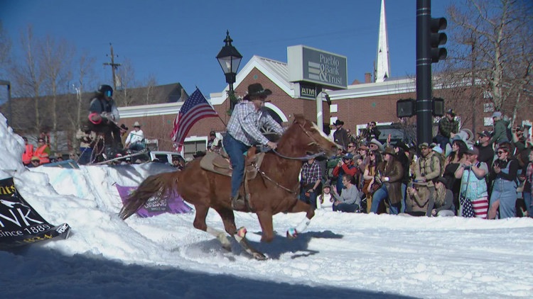 Skijoring through Leadville is a family tradition for the Ehlenfeldt brothers