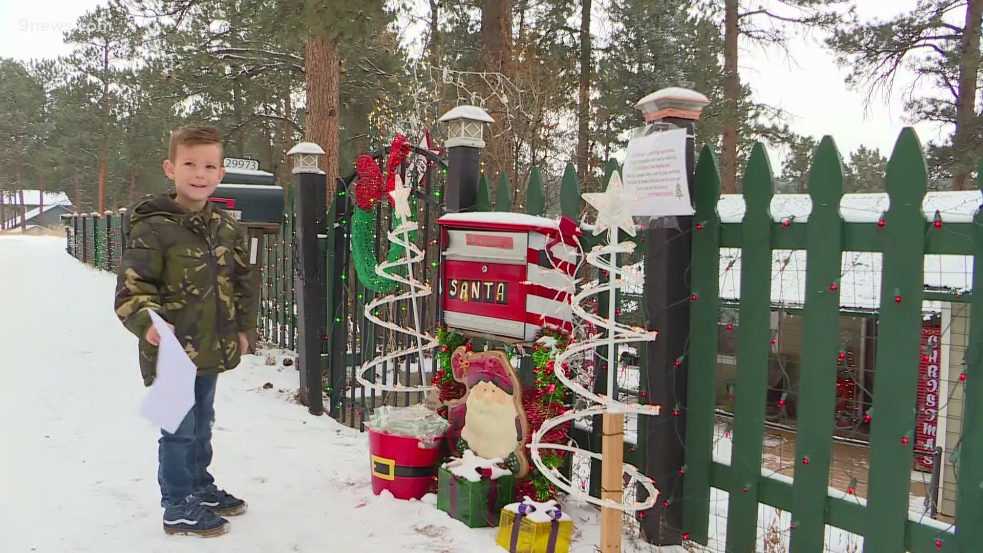 As Santa's helper, Whitney Pickering has read and responded to more than 300 letters.