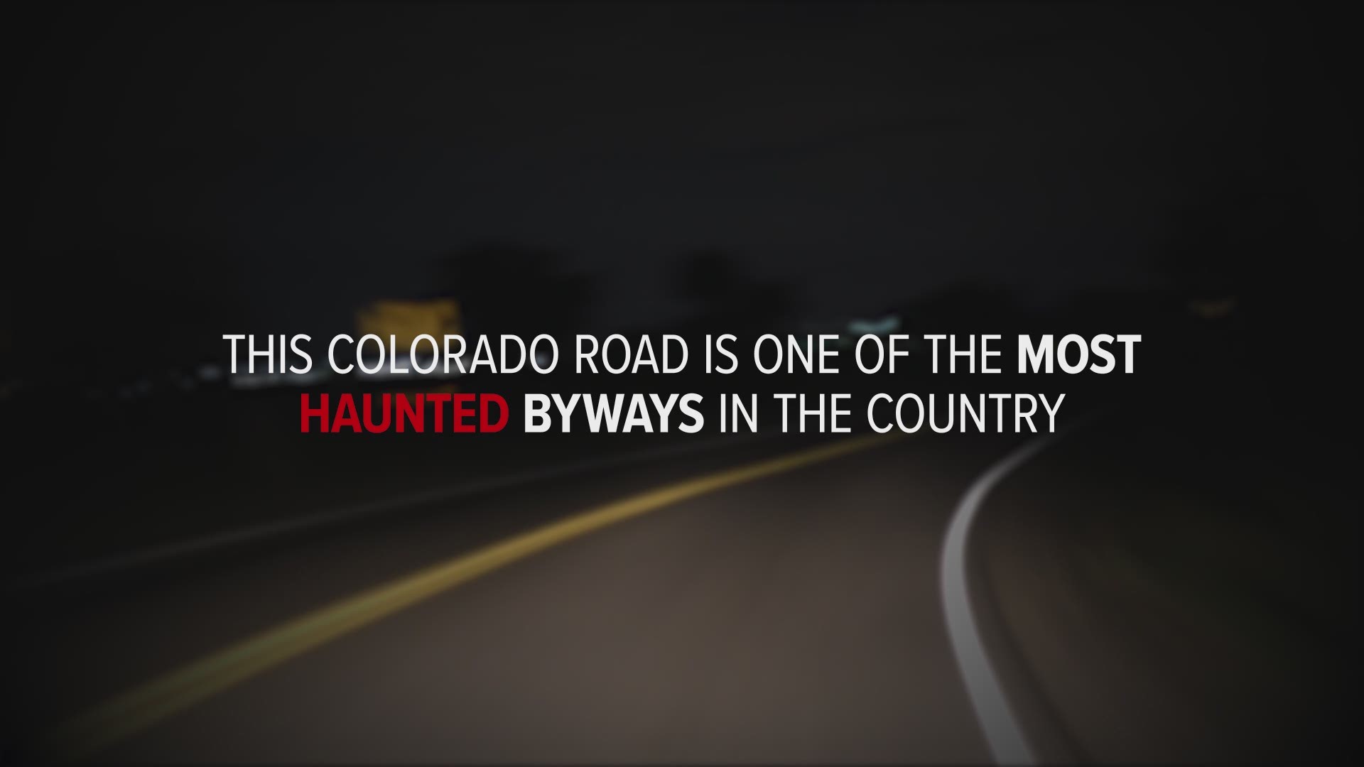 The 11-mile-long Riverdale Road between Thornton & Brighton, Colorado is home to urban legends and is considered one of the most haunted roads by ghost hunters.
