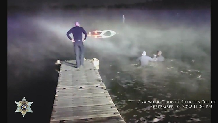 2 women rescued from sinking car in Cherry Creek Reservoir