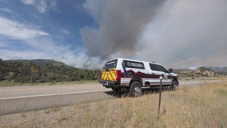 Eagle County paramedic protects firefighters battling the Lee Fire