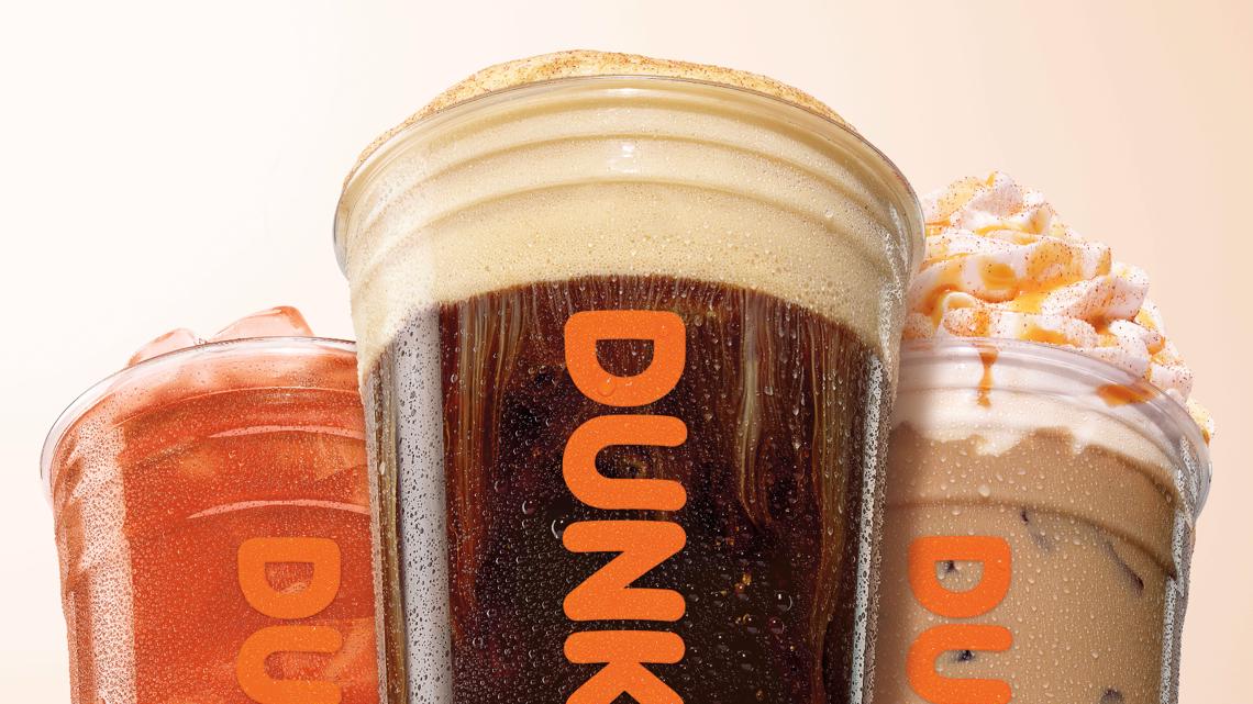 Dunkin announces fall menu with pumpkin drinks, bakery items