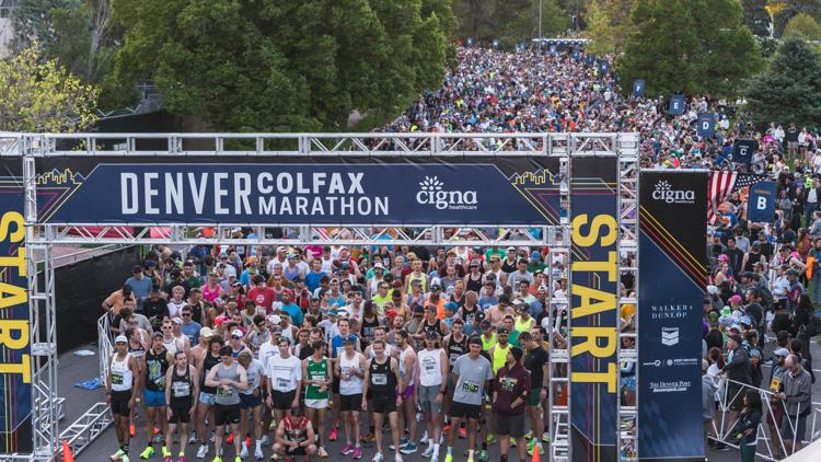 Denver Colfax Marathon medals debut, showcasing iconic landmarks