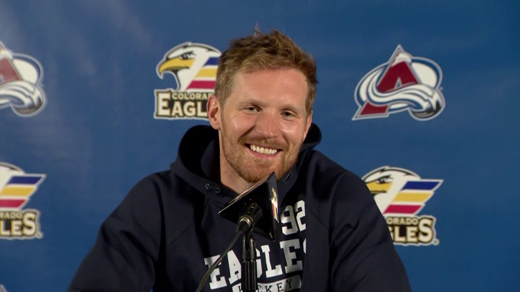 Landeskog scratched from Game 2 despite pregame warmups