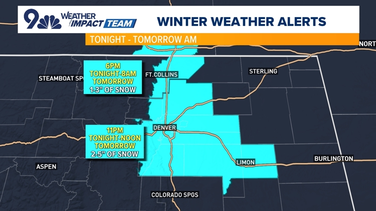 Weather Impact Day tomorrow with snowfall expected to disrupt Tuesday travel