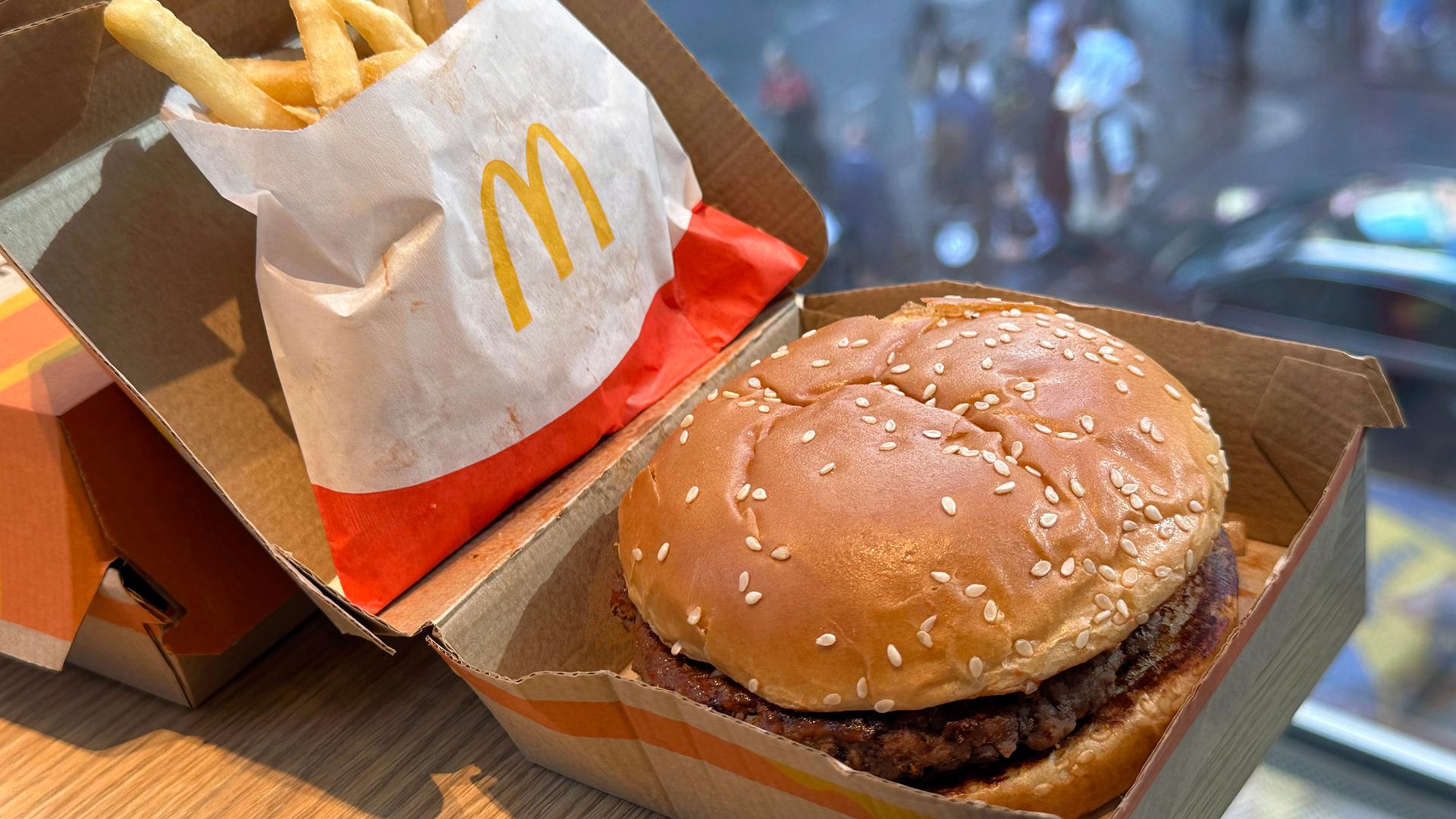 McDonald's has removed the Quarter Pounder from one-fifth of its U.S. stores Tuesday as a result of the outbreak.