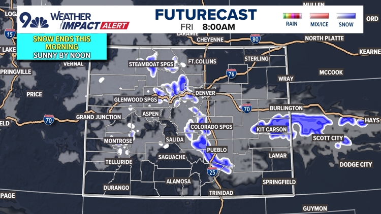 Snowstorm hits Denver metro: Winter Storm Warning for heavy snow