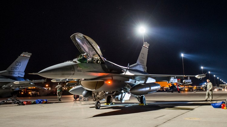 Colorado Air National Guard F-16s to train at night