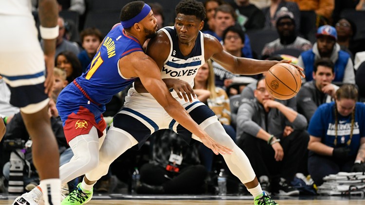 Edwards scores 29, short-handed Wolves beat Nuggets 124-111