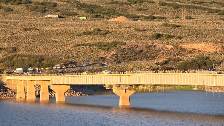 Bridge over Blue Mesa Reservoir now open to limited traffic