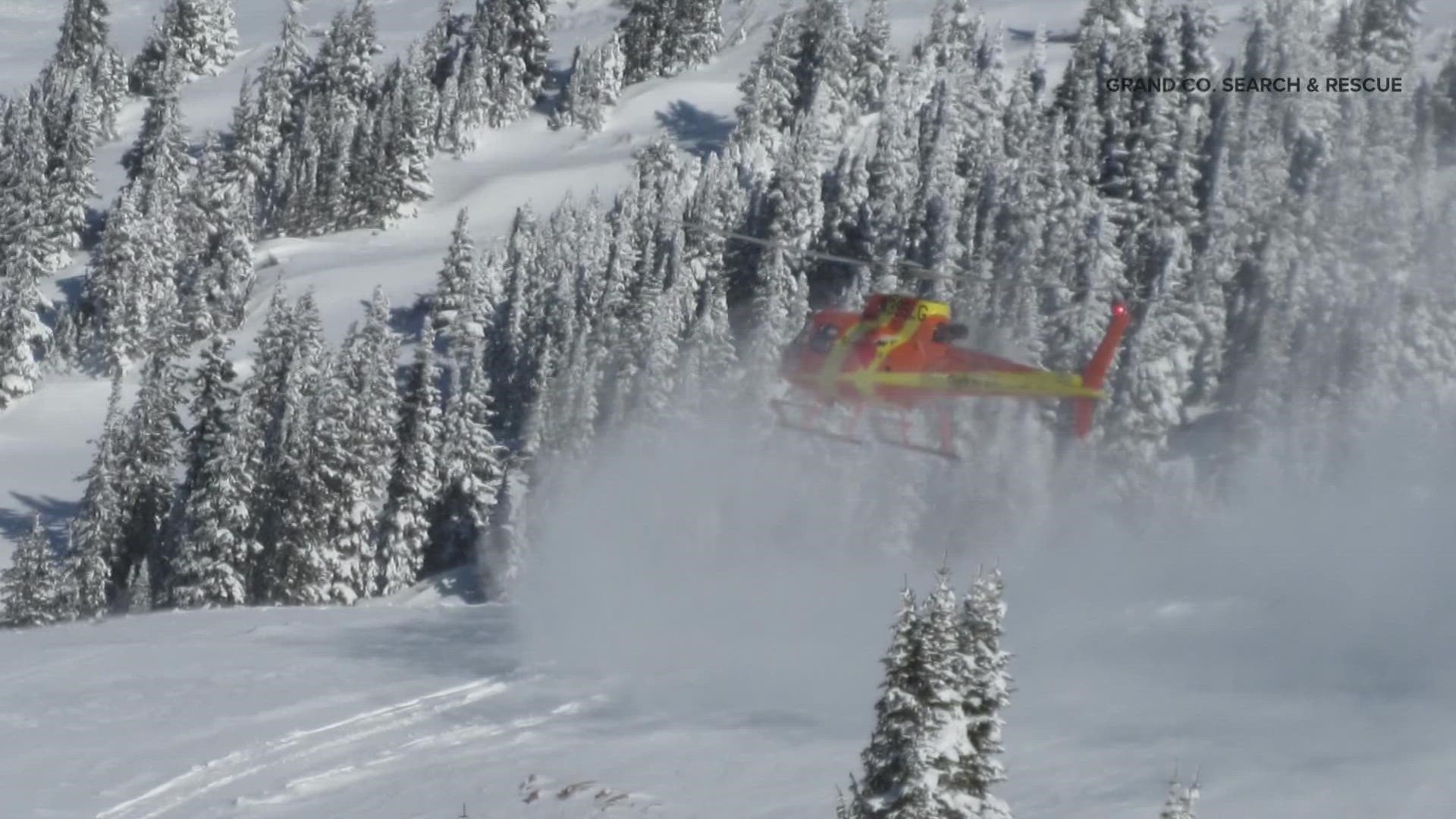 "People are out recreating and having fun, but unfortunately our backcountry is dangerous," the Grand County sheriff said.