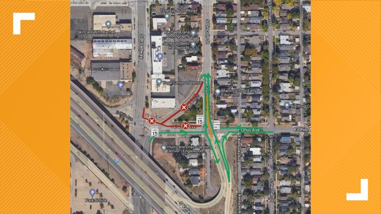 Traffic project will impact South Broadway near I-25