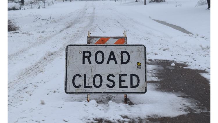 Winter storm causes I-70 closure