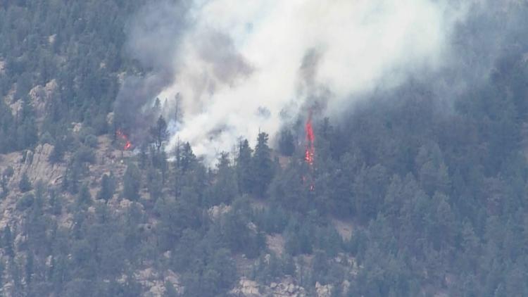 Moose Mountain Fire evacuations lifted after Pinewood Springs residents forced from homes