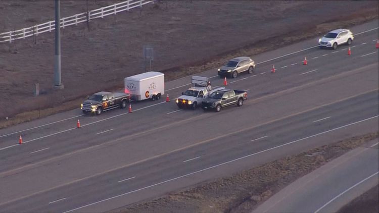 US 34 back open after no explosives found in vehicle