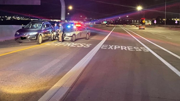 WATCH: Wrong-way driver nearly crashes head-on with trooper