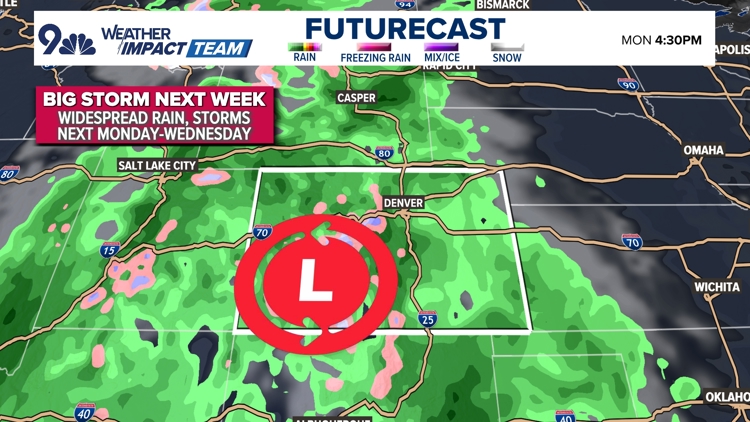 Denver braces for potential heavy rainfall next week