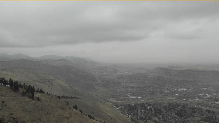 Why didn't it snow in Denver like it did on the plains?