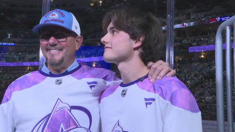 Avs honor cancer survivors at Hockey Fights Cancer game