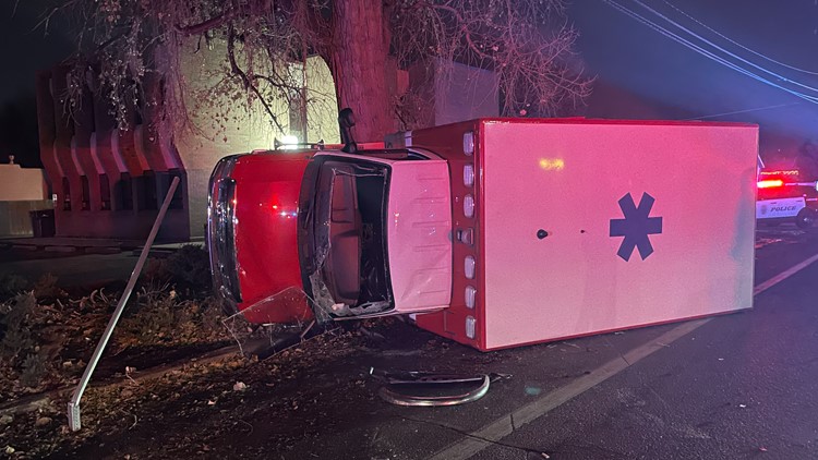 Pria Denver ditangkap setelah kecelakaan yang melibatkan ambulans