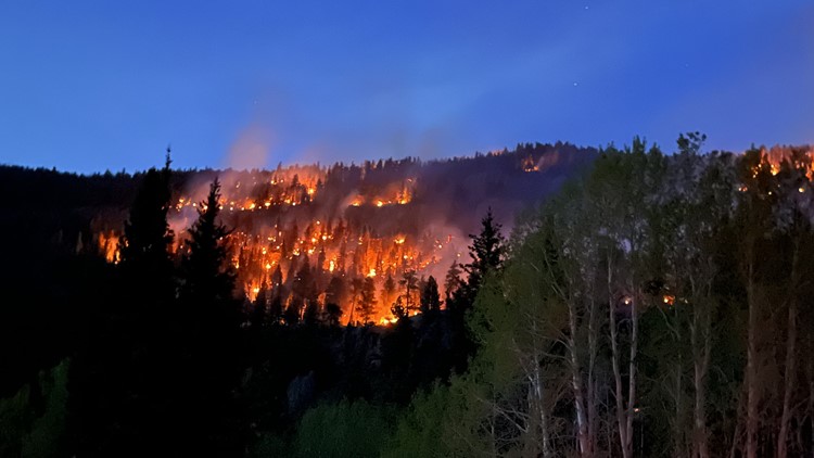 Kebakaran hutan terjadi di Colorado selatan