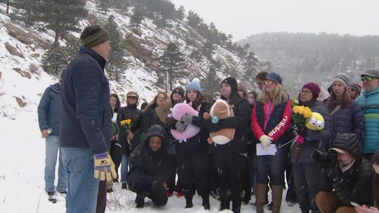 Loved ones remember life of missing CU Boulder student at vigil