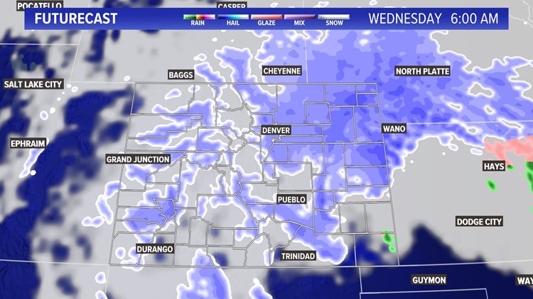 Peringatan Cuaca Musim Dingin di Denver saat salju basah kembali ke Colorado